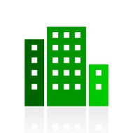 Office Building icon on a white background N34