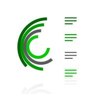Radial Bar Chart icon on a white background N27