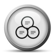 Venn Diagram icon on a silver button N4