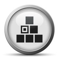 Logistics icon on a silver button N4