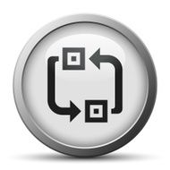 Conveyor icon on a silver button N3