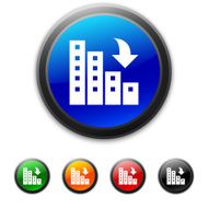 Apartment Buildings icon on round buttons N4
