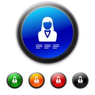 Businesswoman icon on round buttons N8