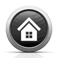 Home icon on a round button N26