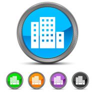 Office Building icon on circle buttons N9