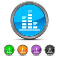 Bar Graph icon on circle buttons N26