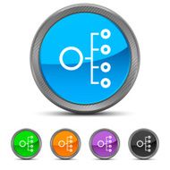 Organization Chart icon on circle buttons N6