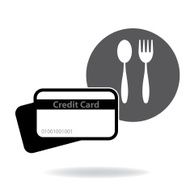 Credit card to pay for food