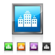 Office Building icon on square buttons N15