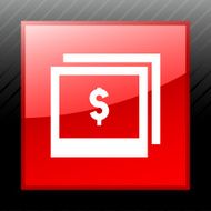 Photography Sale icon on a square button