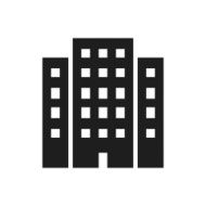 Office Building icon on a white background N36
