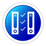 Network Server icon on a round button N39