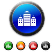 Office Building icon on round buttons N10