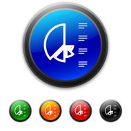 Coxcomb Chart icon on round buttons N6