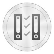Network Server icon on a round button N40