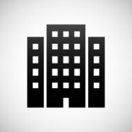 Office Building icon on a white background N38