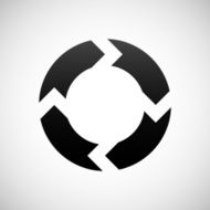 Chevron Chart icon on a white background N35