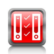Network Server icon on a square button N18