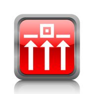 Logistics icon on a square button N20