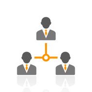 Leadership icon on a white background N9