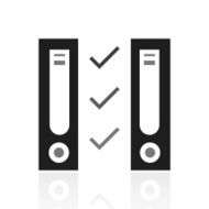 Network Server icon on a white background N33