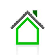 Home icon on a white background N27