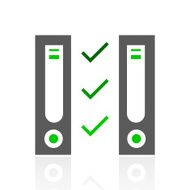 Network Server icon on a white background N34