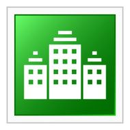 Office Building icon on a square button N28