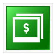 Photography Sale icon on a square button N4