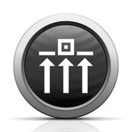 Logistics icon on a round button N46