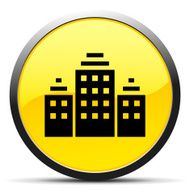 Office Building icon on a round button N63