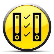 Network Server icon on a round button N45