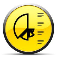 Coxcomb Chart icon on a round button N36