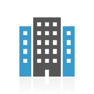 Office Building icon on a white background N47