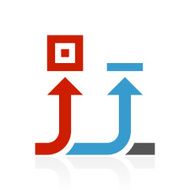 Conveyor icon on a white background N28