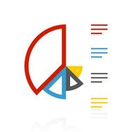 Coxcomb Chart icon on a white background N27