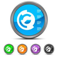 Coxcomb Chart icon on circle buttons N7