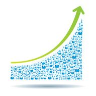 Growth chart of people