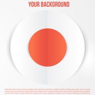 Vector abstract circles template Object web