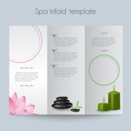 Tri-fold&amp;Spa Brochure&amp;Mock Up