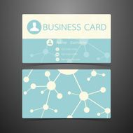 Business Cards atom design Vector illustration