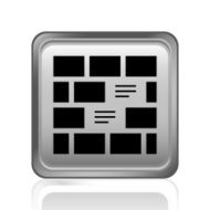 Wall icon on a square button N21