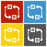 Conveyor icon on square buttons N10