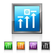 Logistics icon on square buttons N14