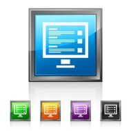 Computer icon on square buttons N4