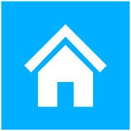 Home icon on a blue background N5