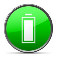 Battery icon on a round button N3