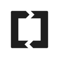 Chevron Chart icon on a white background N41