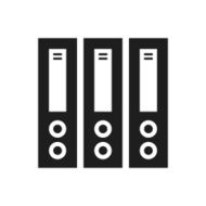 Computer Server icon on a white background