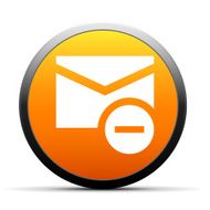 Email icon on a round button N3